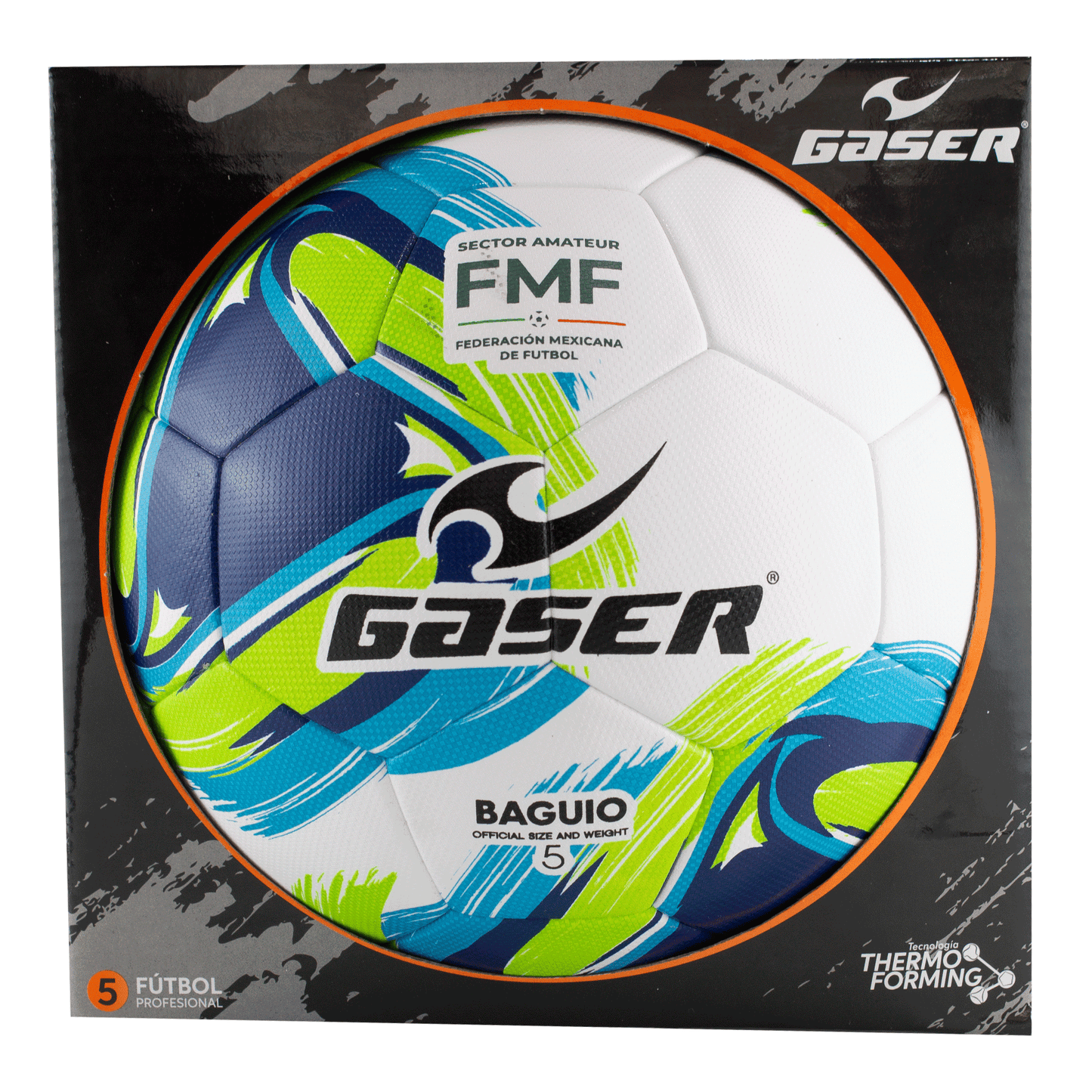 Gaser Balón de Fútbol Baguio No. 5 Termoformado | FMF