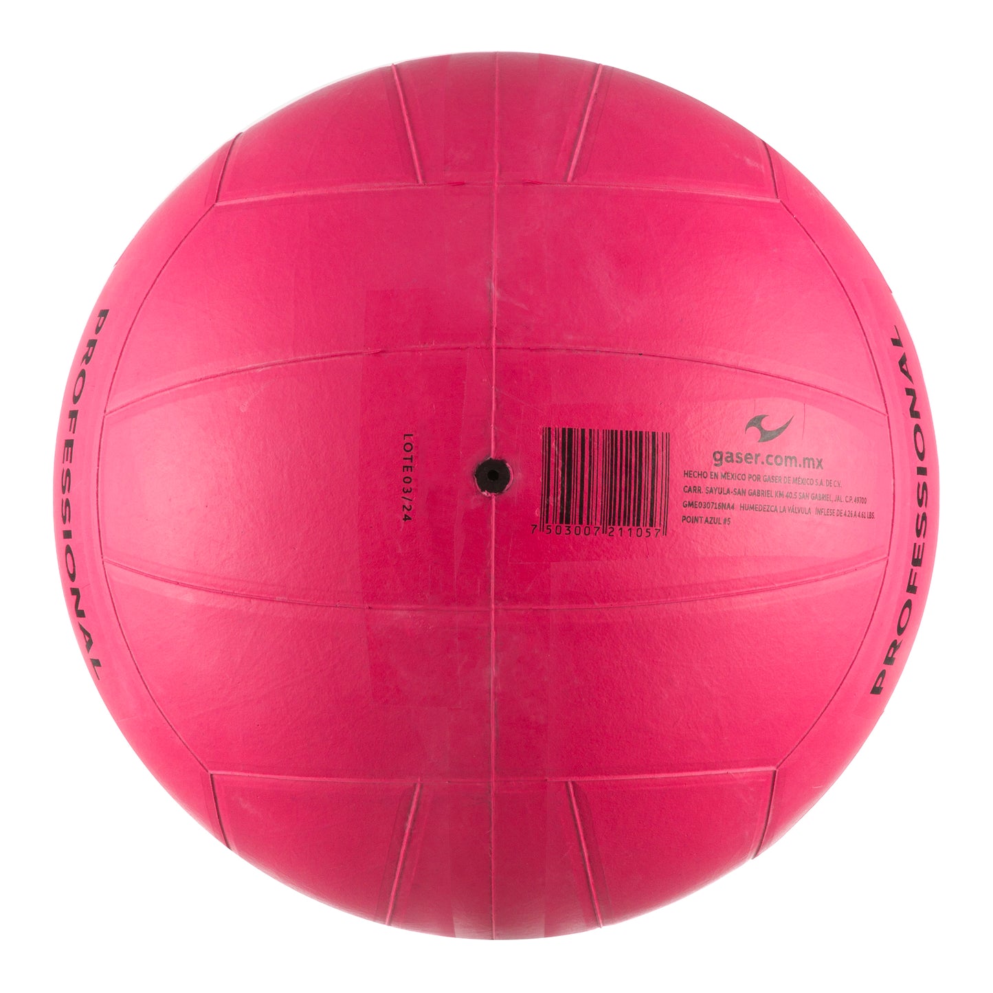 Balón Voleibol Gaser Point Hule