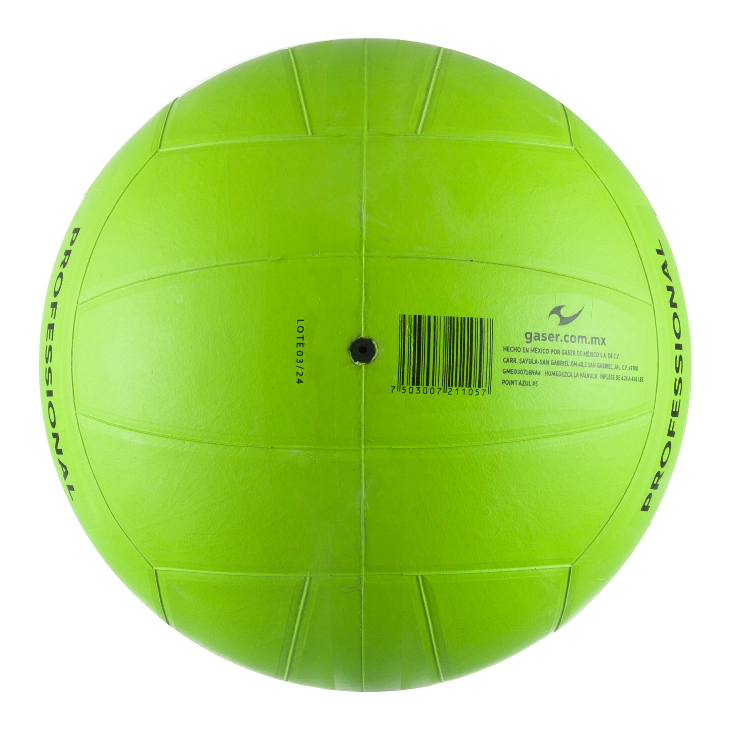 Balón Voleibol Gaser Point Hule