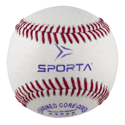 Pelotas de Béisbol 9” Piel de Res | Núcleo de Hule | Entrenamiento y Práctica