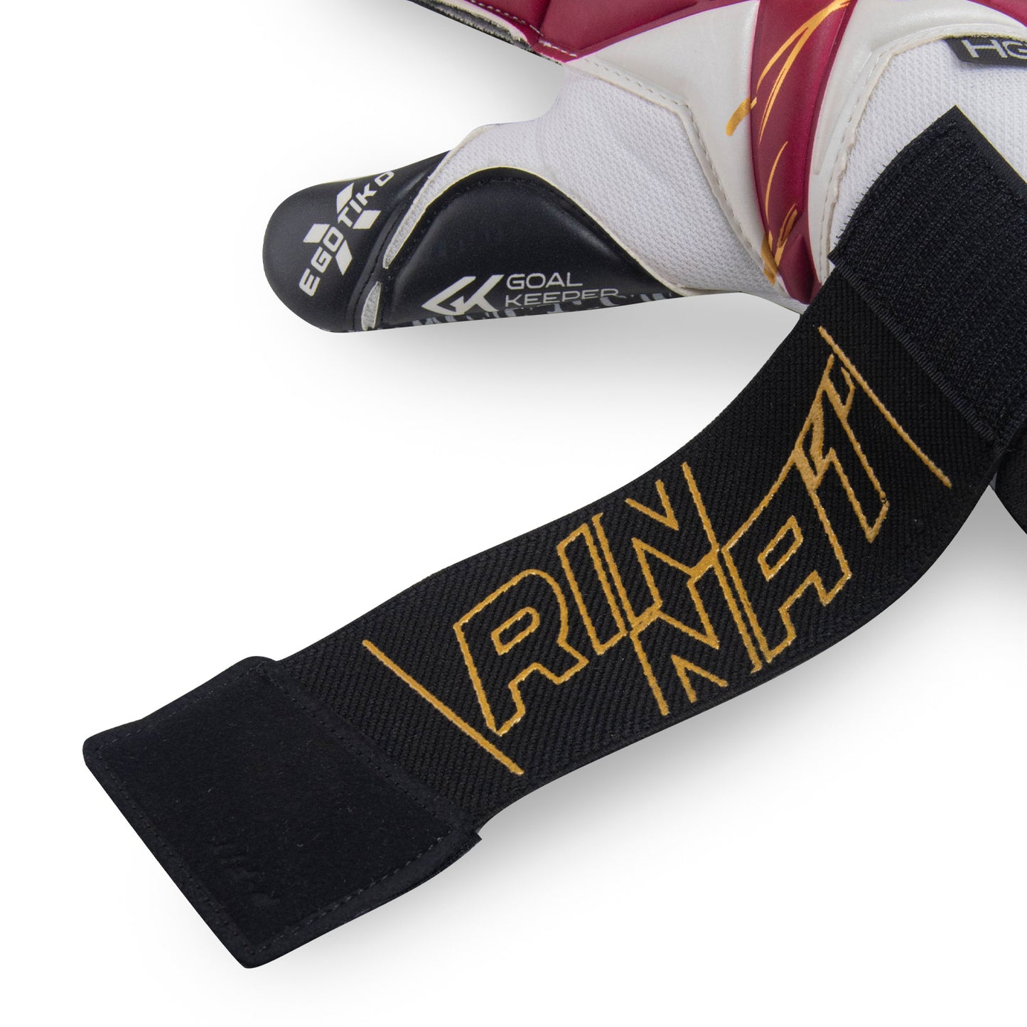Guantes de Portero Rinat Egotiko X Prime | Corte híbrido Evo Cut | Látex HG+ Next | Vino