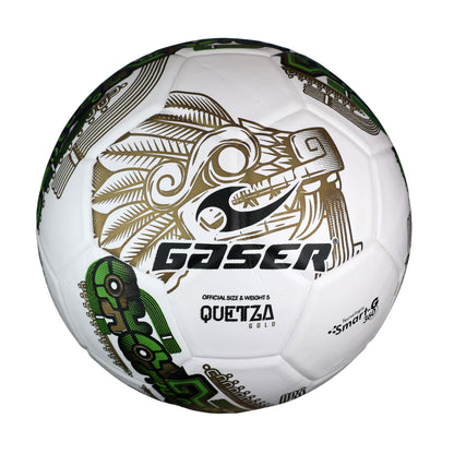 Balón de Fútbol Gaser Quetza Gold No. 5 | Tamaño Oficial | Entrenamiento y Partido