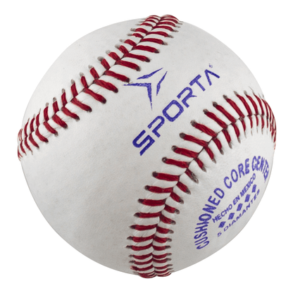 Pelotas de Béisbol 9” Piel de Res | Núcleo de Hule | Entrenamiento y Práctica
