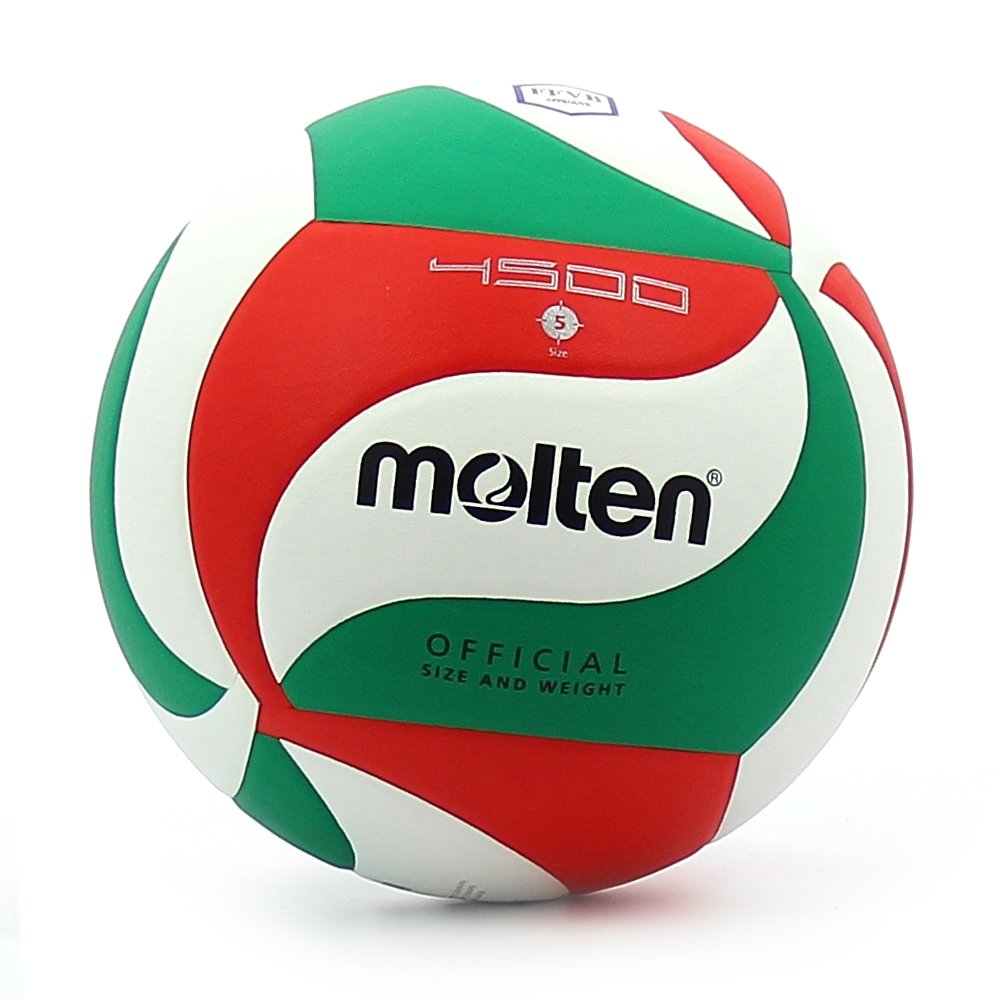 Molten Voleibol - V5M4500, Blanco/Verde/Rojo