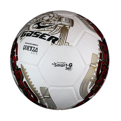 Balón de Fútbol Gaser Quetza Gold No. 5 | Tamaño Oficial | Entrenamiento y Partido