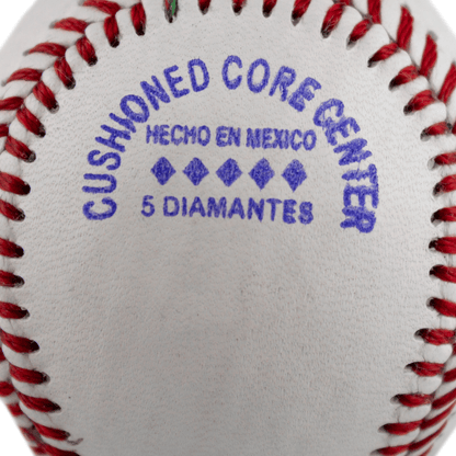 Pelotas de Béisbol 9” Piel de Res | Núcleo de Hule | Entrenamiento y Práctica