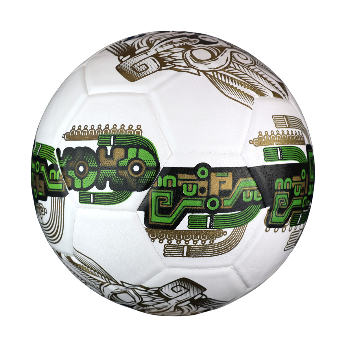Balón de Fútbol Gaser Quetza Gold No. 5 | Tamaño Oficial | Entrenamiento y Partido