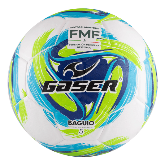 Gaser Balón de Fútbol Baguio No. 5 Laminado | Oficial Tamaño y Peso