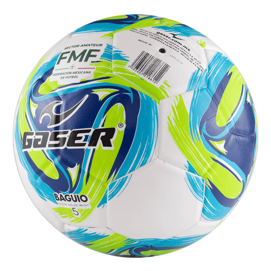 Gaser Balón de Fútbol Baguio No. 5 Laminado | Oficial Tamaño y Peso