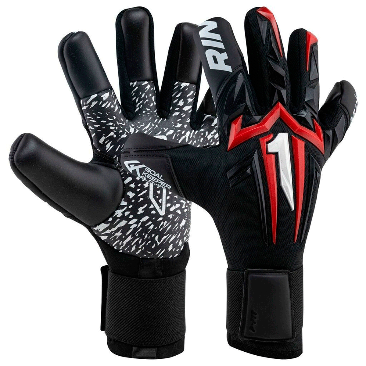 Guante frontal negro #negro
