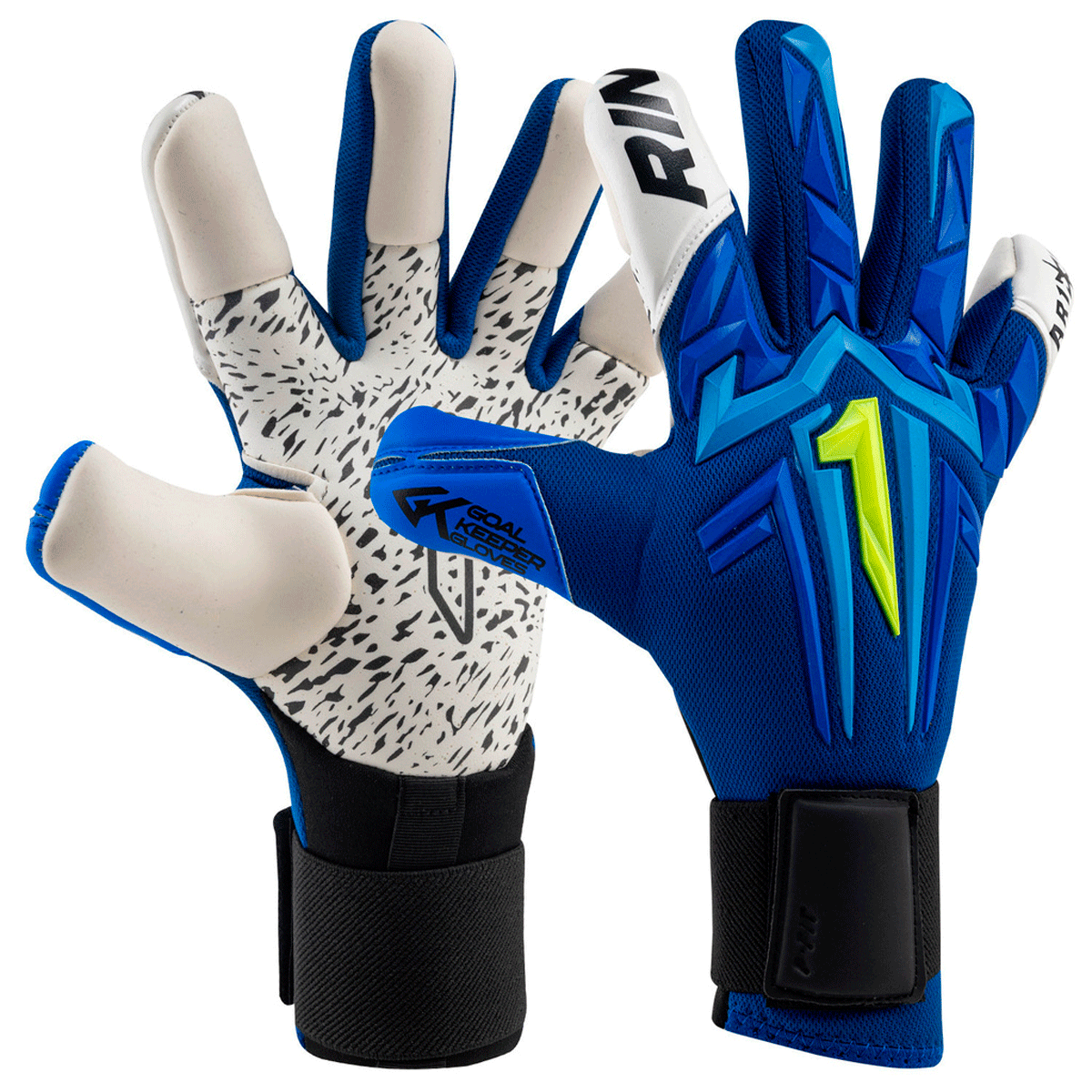 Guante frontal azul #azul