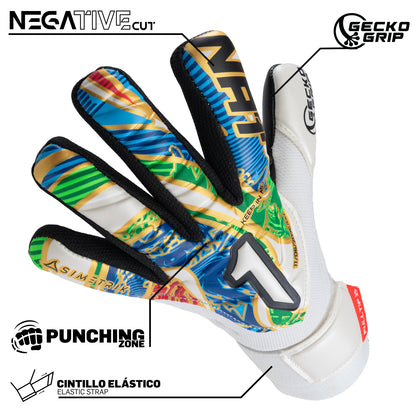 Guantes de Portero Rinat Asimetrik Training Spines Edición Conmemorativa | Varillas | Gecko Grip