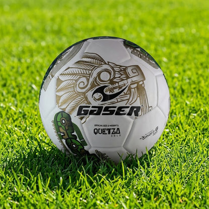 Balón de Fútbol Gaser Quetza Gold No. 5 | Tamaño Oficial | Entrenamiento y Partido