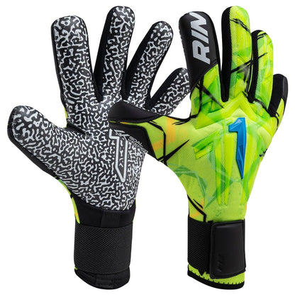 Guantes de Portero Rinat Aries X Prime | Corte EVD Cut | Palma HG+ Hard Ground Plus Next