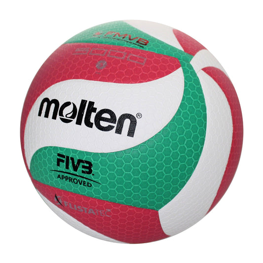 Balón de Voleibol Molten V5M5000 FLISTATEC de Piel Sintética | Oficial FMVB y FIVB | No. 5 | Profesional
