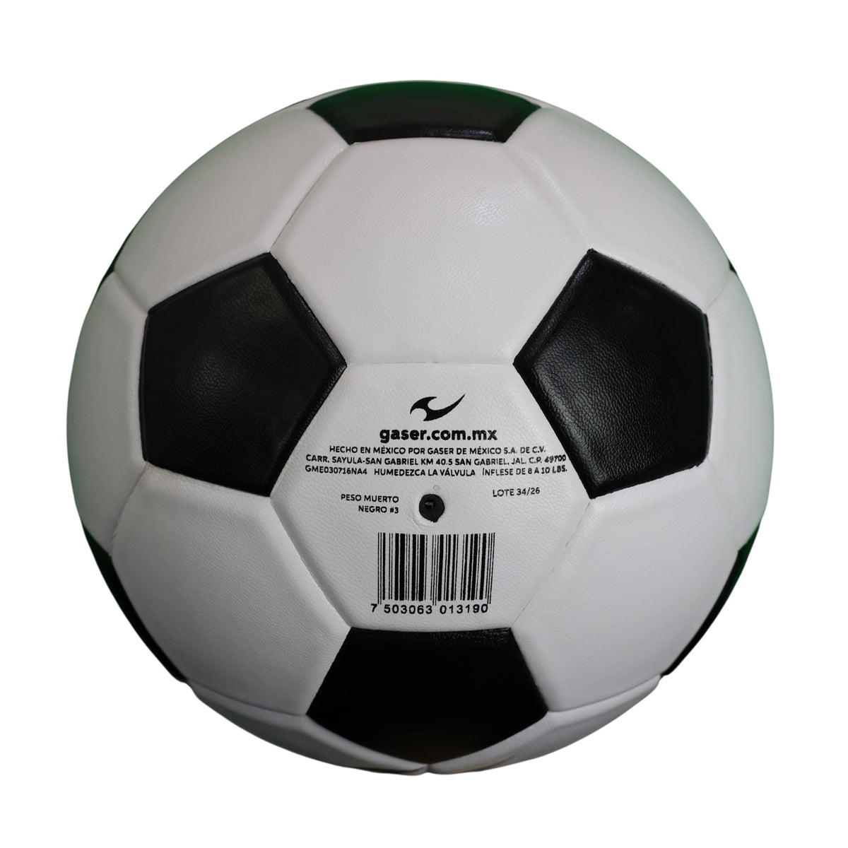 Balón de Fútbol Gaser Classic Bote Muerto No. 3 | PVC | Sala y Futsal