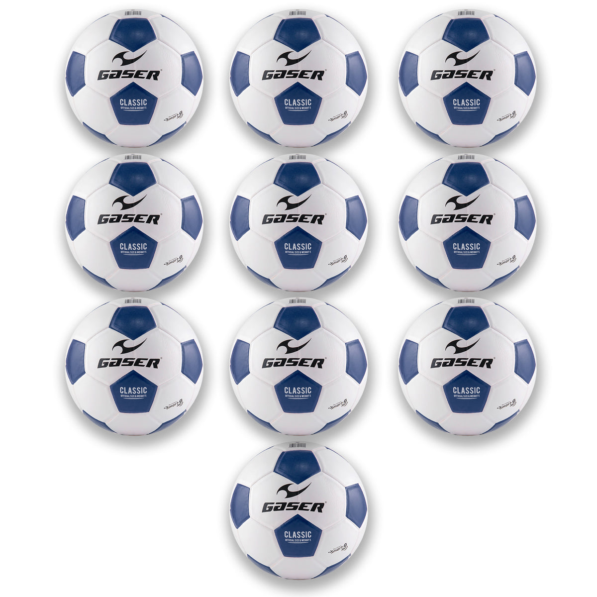 Paquete 10 Balones de Fútbol Gaser | Modelos Variados | Entrenamiento