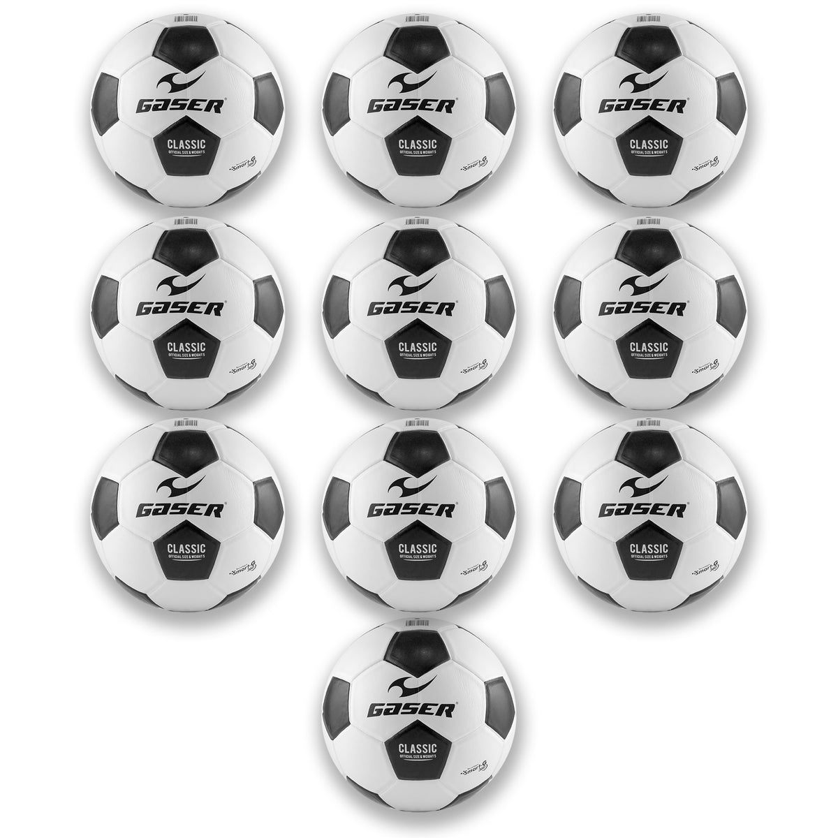 Paquete 10 Balones de Fútbol Gaser | Modelos Variados | Entrenamiento