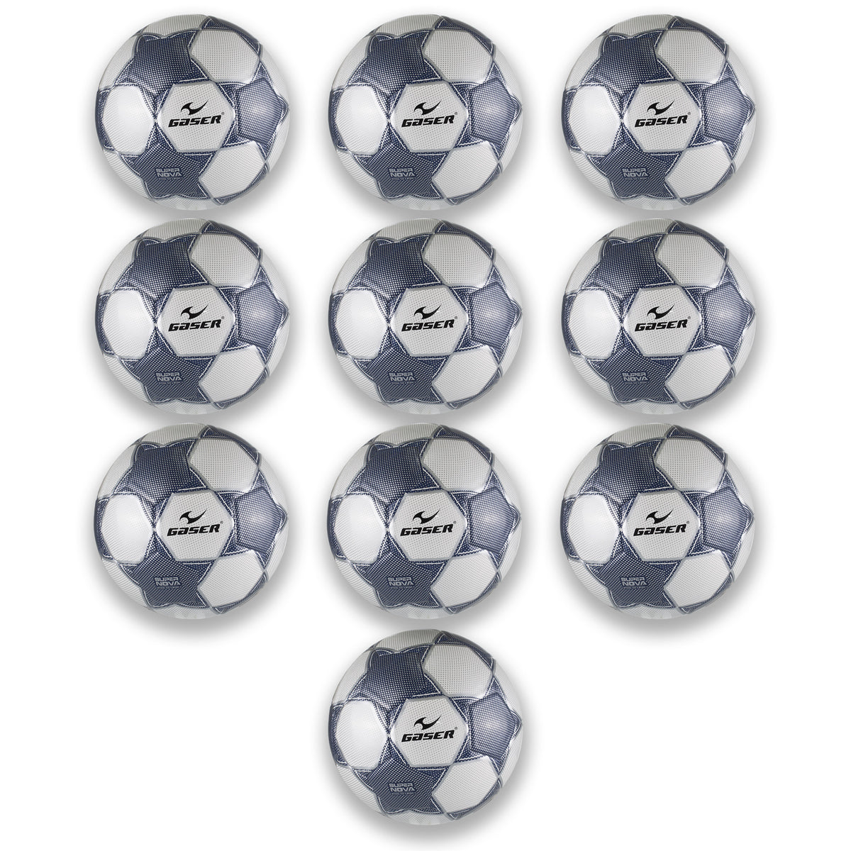 Paquete 10 Balones de Fútbol Gaser | Modelos Variados | Entrenamiento