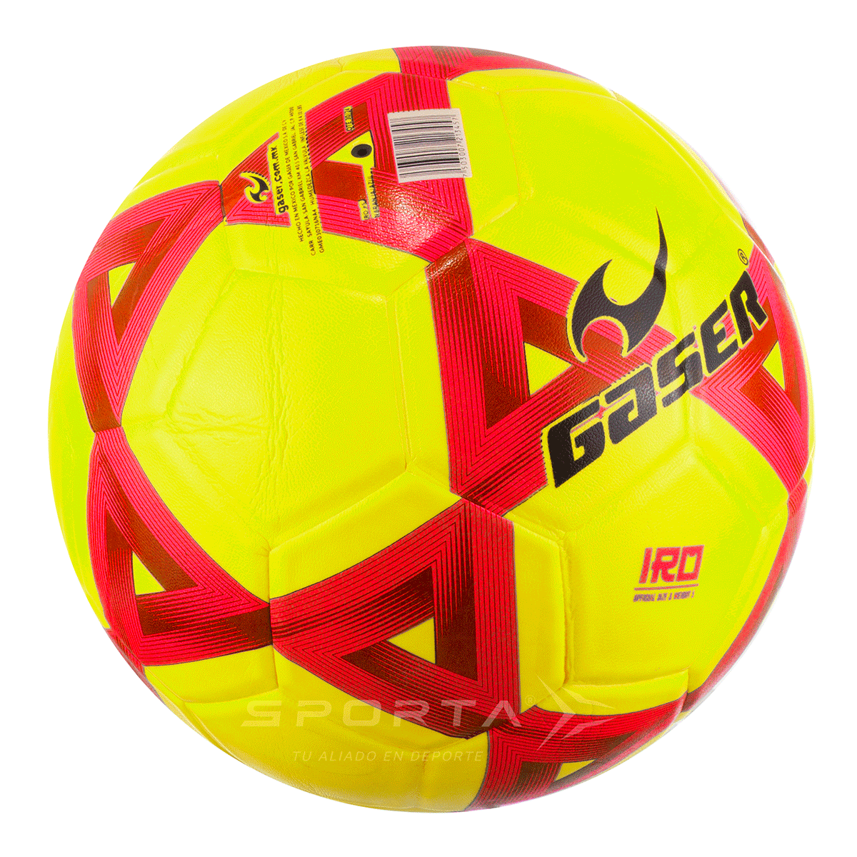 Balón de Fútbol Gaser Iro Neon Fosfo No. 5 | Laminado PVC | Tamaño Oficial