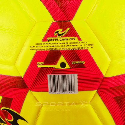Balón de Fútbol Gaser Iro Neon Fosfo No. 5 | Laminado PVC | Tamaño Oficial