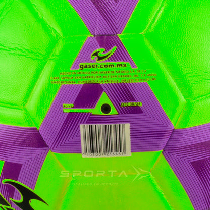 Balón de Fútbol Gaser Iro Neon Fosfo No. 5 | Laminado PVC | Tamaño Oficial