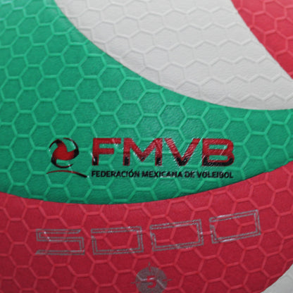Balón de Voleibol Molten V5M5000 FLISTATEC de Piel Sintética | Oficial FMVB y FIVB | No. 5 | Profesional