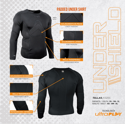Jersey de Portero Rinat Under Guard Infantil/Juvenil | Compresión Acolchada
