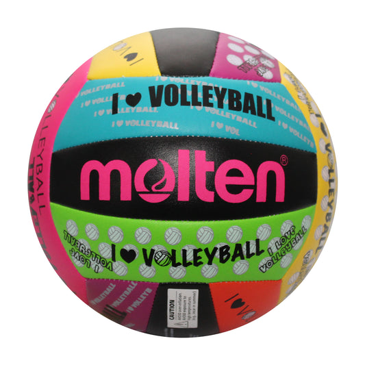 Balón de Voleibol Molten MS500 LUV No. 5 | Piel Sintética PU