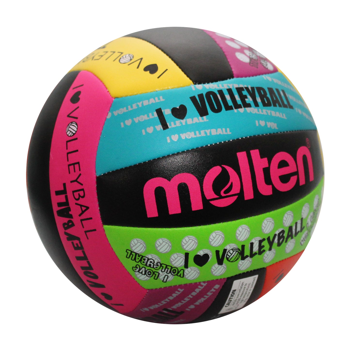 Balón de Voleibol Molten MS500 LUV No. 5 | Piel Sintética PU