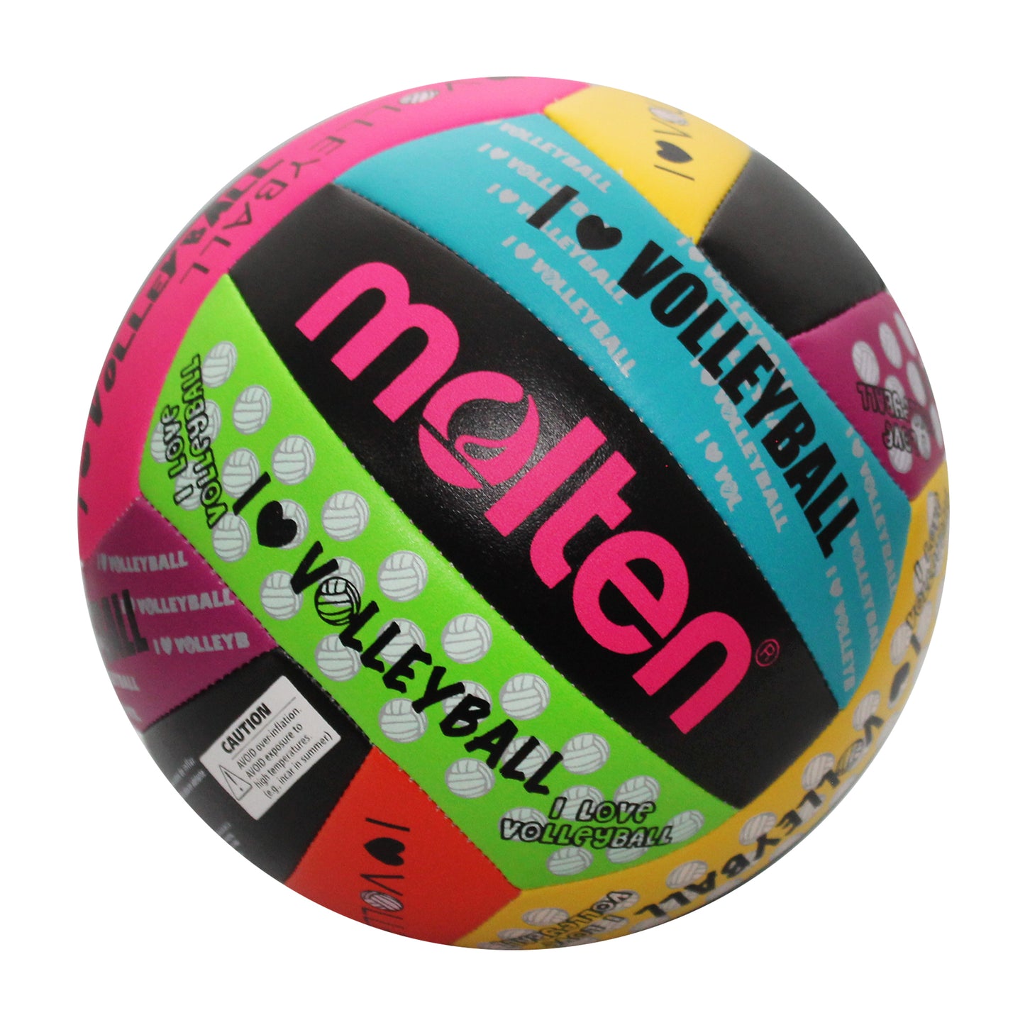 Balón de Voleibol Molten MS500 LUV No. 5 | Piel Sintética PU