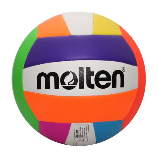 Balón de Voleibol Molten MS500 Neon No. 5 | Piel Sintética PU