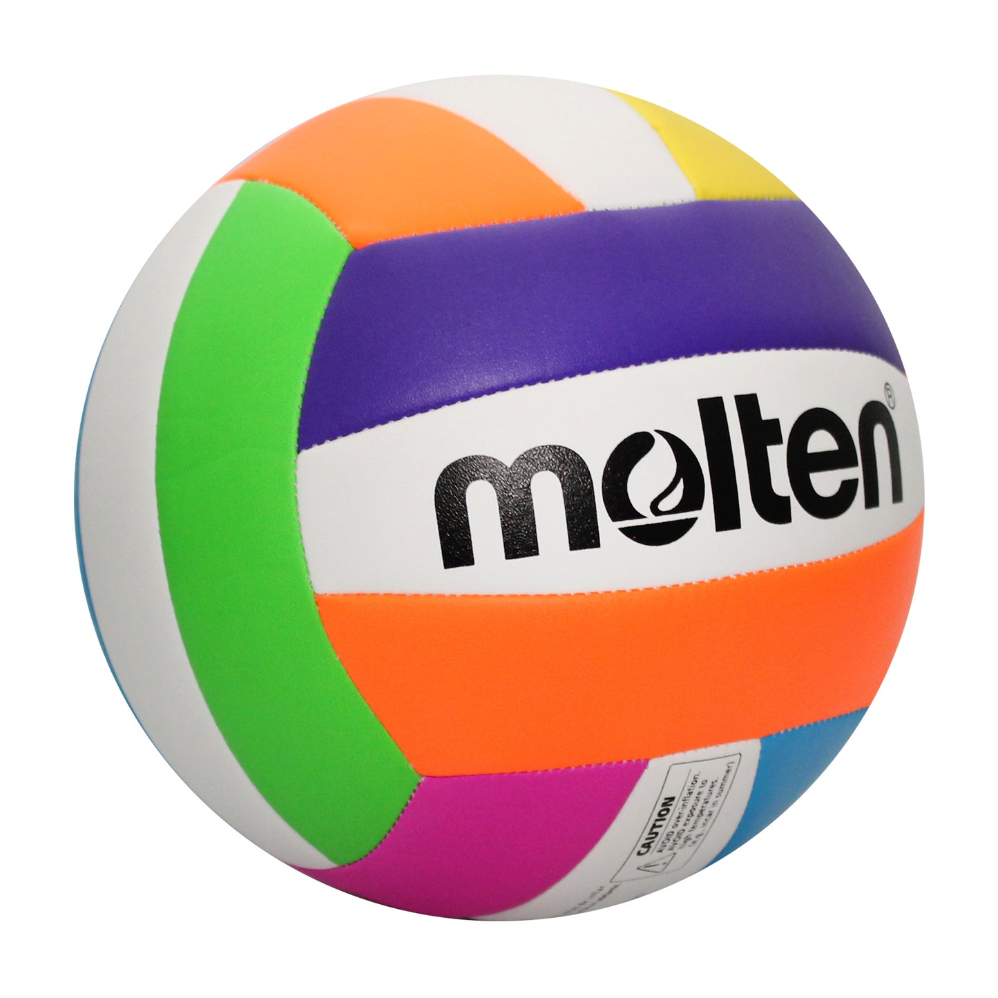 Balón de Voleibol Molten MS500 Neon No. 5 | Piel Sintética PU