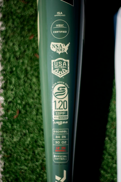 Bate de Sóftbol Easton Rebel | 1 Pieza ALX75 | Slowpitch