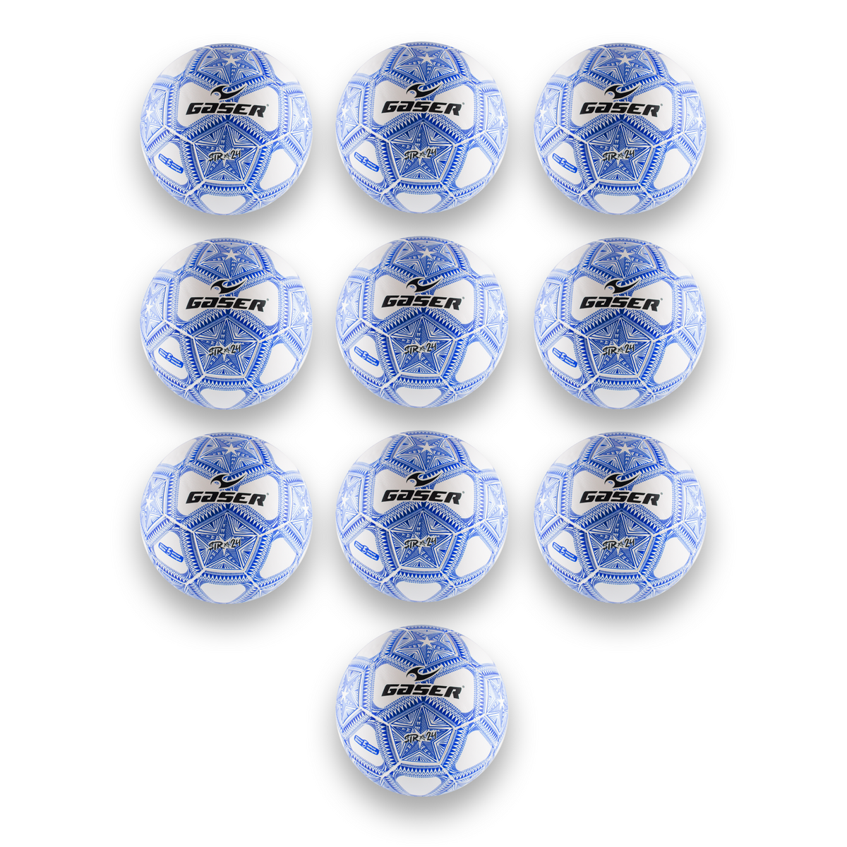 Paquete 10 Balones de Fútbol Gaser | Modelos Variados | Entrenamiento