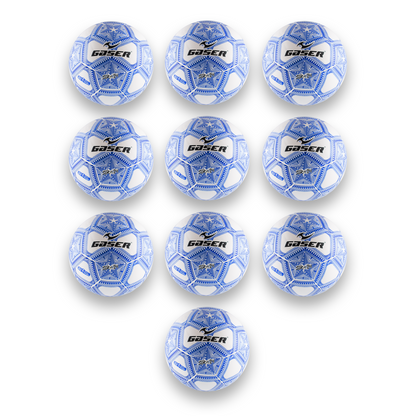 Paquete 10 Balones de Fútbol Gaser | Modelos Variados | Entrenamiento