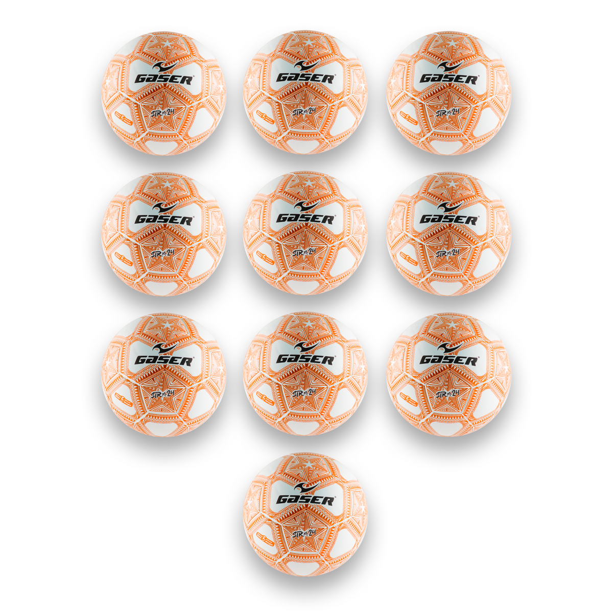 Paquete 10 Balones de Fútbol Gaser | Modelos Variados | Entrenamiento