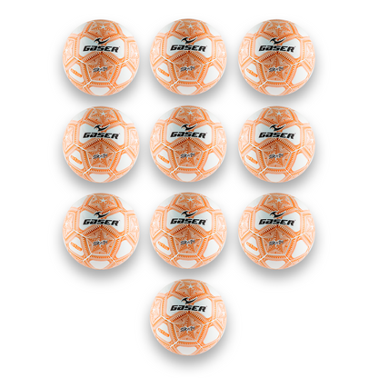Paquete 10 Balones de Fútbol Gaser | Modelos Variados | Entrenamiento