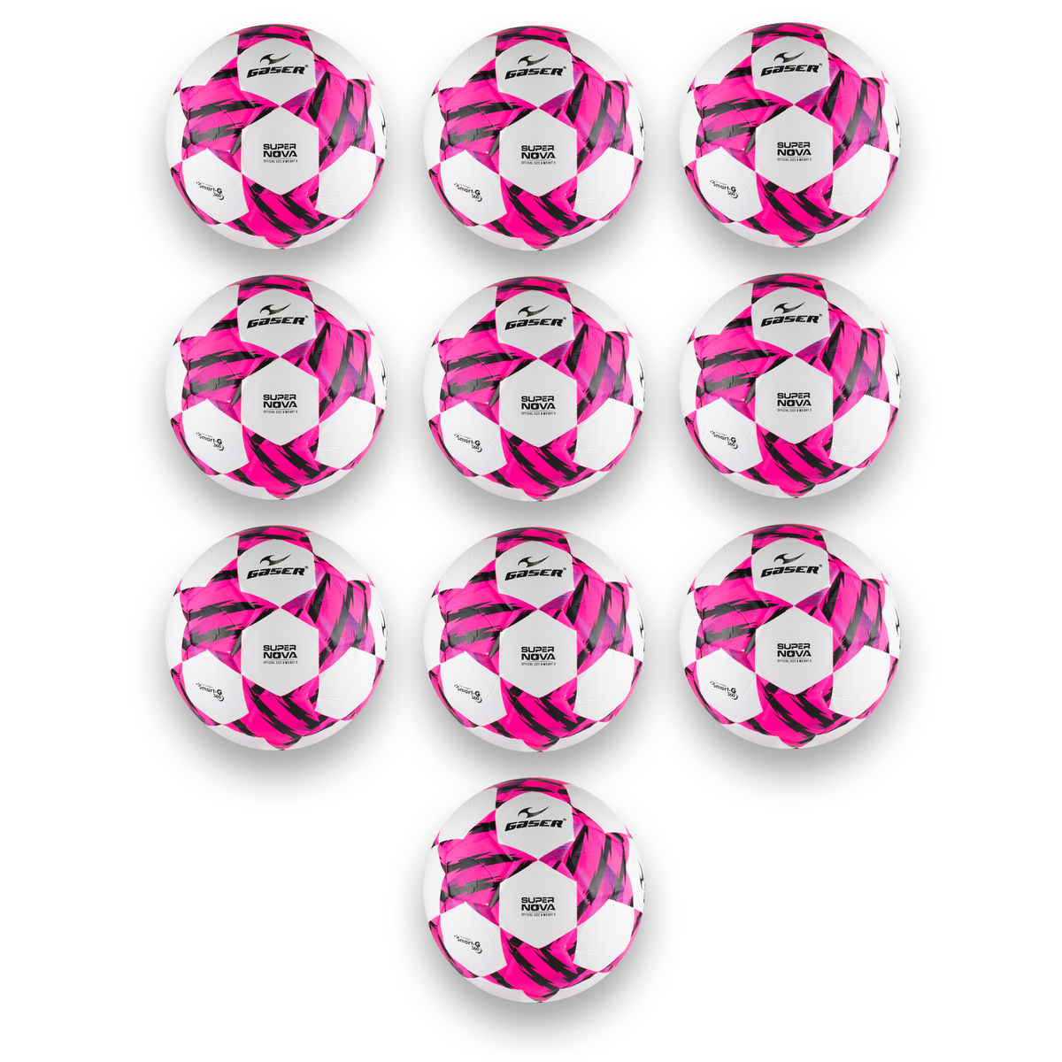 Paquete 10 Balones de Fútbol Gaser | Modelos Variados | Entrenamiento