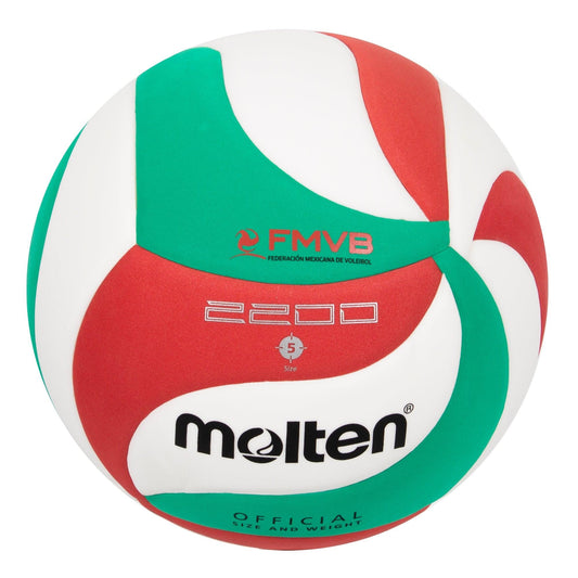 Balón de Voleibol Molten V5M2200 Soft No. 5 | Tricolor | EVA Foam