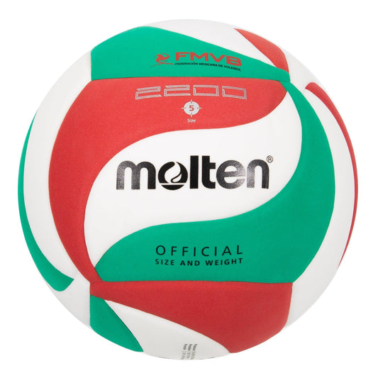Balón de Voleibol Molten V5M2200 Soft No. 5 | Tricolor | EVA Foam