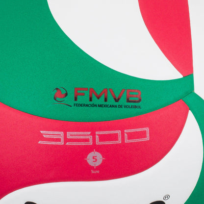 Balón de Voleibol Molten V5M3500 de Piel Sintética | Oficial FMVB |